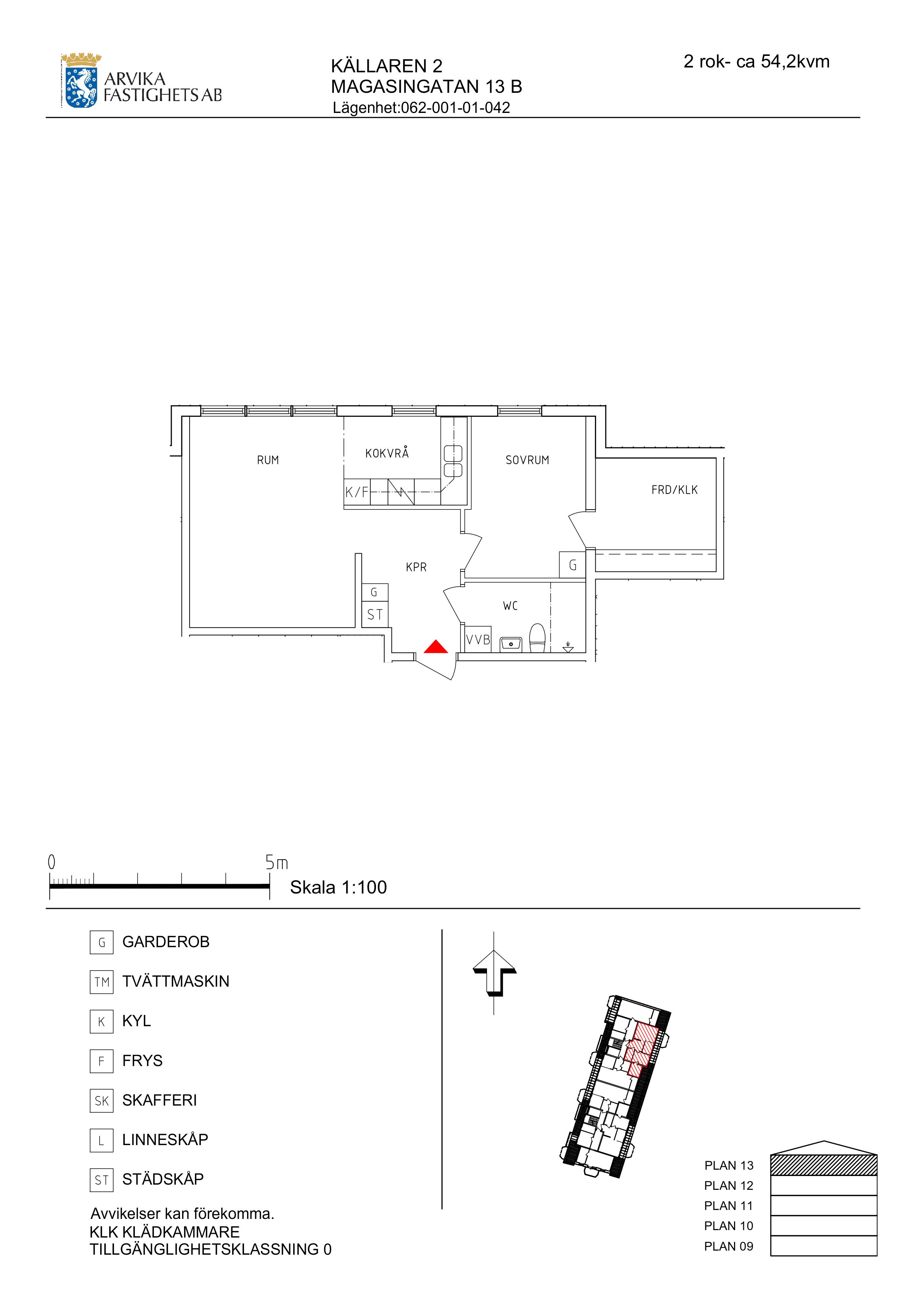 Magasinsgatan 13 B, 671 31, Arvika
